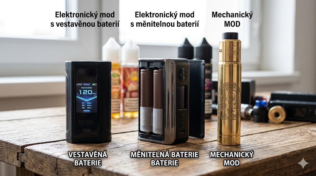 Tři typy gripů